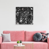 Schwarz-Weiß-Unendlichkeit Leinwanddruck (Insitu (Wohnzimmer))