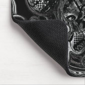 Schwarz-Weiß-Unendlichkeit Mousepad (Ecke)