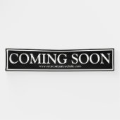 Schwarz-Weiß-Unternehmen bald auf der Website Banner (Horizontal)