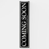 Schwarz-Weiß-Unternehmen bald auf der Website Banner (Vertikal)