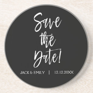 Schwarz-Weiß-Untersetzer Sandstein Untersetzer