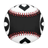 Schwarz-Weiß-UU-Schalen Baseball (Rückseite)