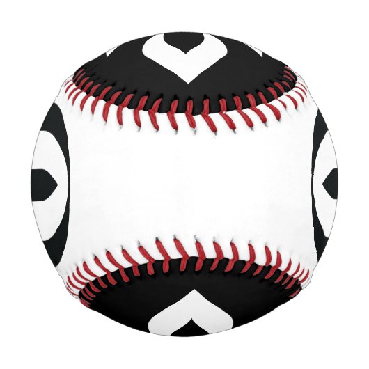 Schwarz-Weiß-UU-Schalen Baseball (Vorderseite)