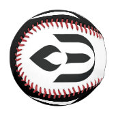 Schwarz-Weiß-UU-Schalen Baseball (Vorderseite Links)