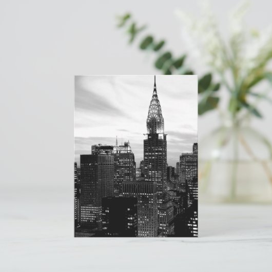 Schwarz & Weiß - Vertical Postcard New York Postkarte (Stehend Vorderseite)