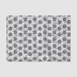 Schwarz-Weiß-Viktorianische Ziergestaltung Seidenpapier