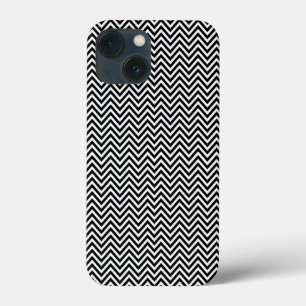 Schwarz-Weiß Vintage-Chevron-Streifen Neu Case-Mate iPhone Hülle