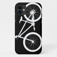 Schwarz-weiß Vintage-Fahrrad iPhone 5s Hülle