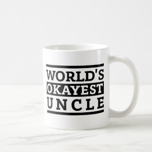 Schwarz Weiß Vintage Welt Okayester Onkel Kaffeetasse
