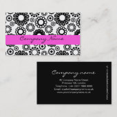 Schwarz-Weiß-Visitenkarte Visitenkarte (Vorne/Hinten)