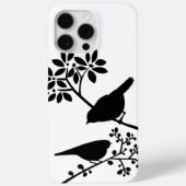 Schwarz-Weiß-Vögel Case-Mate iPhone Hülle (Rückseite)