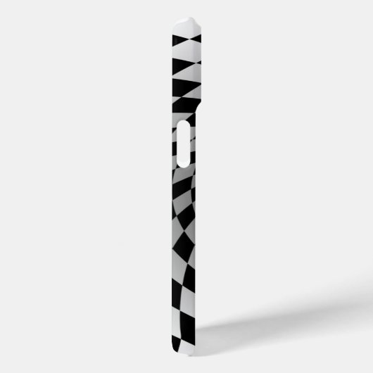 Schwarz-Weiß-Vortex | Case-Mate iPhone Hülle (Rückseite / Rechts)