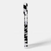 Schwarz-Weiß-Vortex | Case-Mate iPhone Hülle (Rückseite / Links)