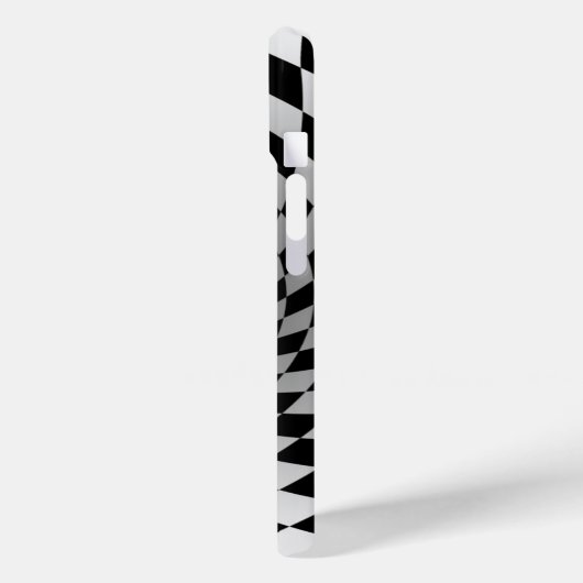 Schwarz-Weiß-Vortex | Case-Mate iPhone Hülle (Rückseite / Links)