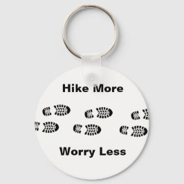 Schwarz-Weiß-Wanderung macht weniger Spaß Schlüsselanhänger