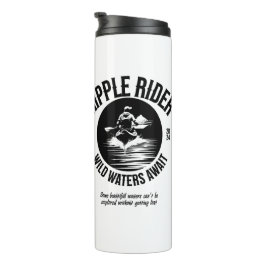 Schwarz-Weiß-Wärmer für Kajakfahrer Thermosbecher