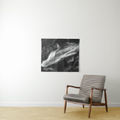 Schwarz-Weiß-Wasserfall in der Hell-Schlucht, Slow Wandteppich (Beispiel (Horizontal))