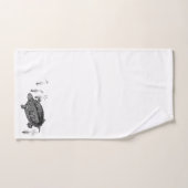 Schwarz-Weiß-Wasserschildkröte Badhandtuch Set (Handtuch)