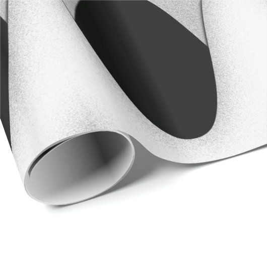Schwarz-Weiß-Wave Geschenkpapier (Rolleneckpunkt)