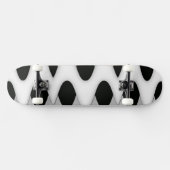 Schwarz-Weiß-Waves Skateboard (Horizontal)