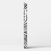Schwarz-weiß Wavy Lines Abstrakt Zebra Case-Mate iPhone Hülle (Rückseite / Links)