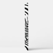 Schwarz-weiß Wavy Lines Abstrakt Zebra Case-Mate iPhone Hülle (Rückseite / Rechts)