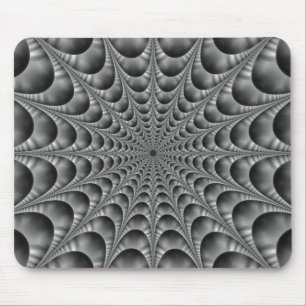 Schwarz-Weiß-Web Mousepad