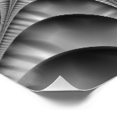 Schwarz-Weiß-Web Poster (Ecke)
