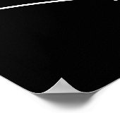 Schwarz-Weiß-Weibliche Kiss Line Kunst, Dichtung u Poster (Ecke)