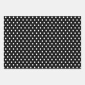 Schwarz| weiß| Weihnachten Geschenkpapier Set (Vorderseite 3)