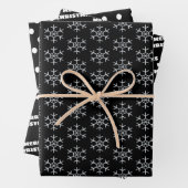 Schwarz| weiß| Weihnachten Geschenkpapier Set (Beispiel)