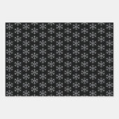 Schwarz| weiß| Weihnachten Geschenkpapier Set (Vorderseite)