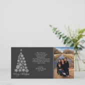 Schwarz & Weiß Weihnachten Weihnachten Weihnachtsb (Stehend Vorderseite)