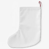 Schwarz-Weiß Weihnachtsbaum Weihnachtsbaum Strumpf Kleiner Weihnachtsstrumpf (Rückseite)