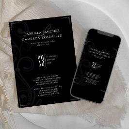 Schwarz-Weiß-Weihnachtsfeier 2.0 Einladung