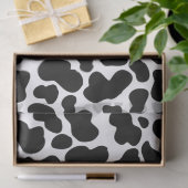 Schwarz-Weiß-Weiß-Kuh-Verborgene Gemustert Seidenpapier (Geschenk)