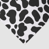 Schwarz-Weiß-Weiß-Kuh-Verborgene Gemustert Seidenpapier (Detail)