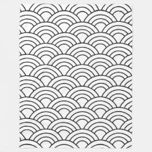 Schwarz-Weiß-Wellenmuster