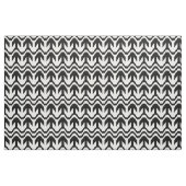 Schwarz-Weiß-Wellenmuster Stoff (Fat Quarter (45,7 x 55,9 cm))
