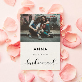 Schwarz/Weiß Werden Sie meine überragende Fotokart Einladung