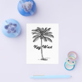 Schwarz-Weiß-West-Florida- und Palmdesign Flyer (Einzeln)