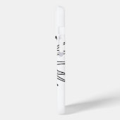 Schwarz-Weiß-Whimsical Sun-Himmelsastrologie Case-Mate iPhone Hülle (Rückseite / Links)