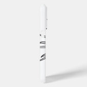 Schwarz-Weiß-Whimsical Sun-Himmelsastrologie Case-Mate iPhone Hülle (Rückseite / Rechts)