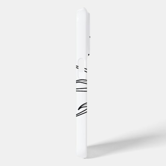 Schwarz-Weiß-Whimsical Sun-Himmelsastrologie Case-Mate iPhone Hülle (Rückseite / Rechts)