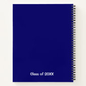 Schwarz-Weiß-Wiederholungsklasse für Vor- und Nach Notizblock (Rückseite)