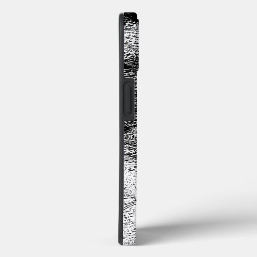 Schwarz & Weiß-Wildwolf-Augen Case-Mate iPhone Hülle (Rückseite / Rechts)