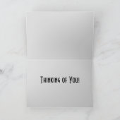 Schwarz-Weiß-Winslow-Arizona-Fotovorlage Karte (Innenseite)