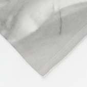 Schwarz-Weiß-Winter-Bergsee Foto Fleecedecke (Ecke)