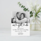 Schwarz & Weiß wir verlängern uns noch immer. Postkarte (Stehend Vorderseite)