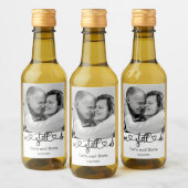 Schwarz & Weiß wir verlängern uns noch immer. Weinetikett (Flaschen)